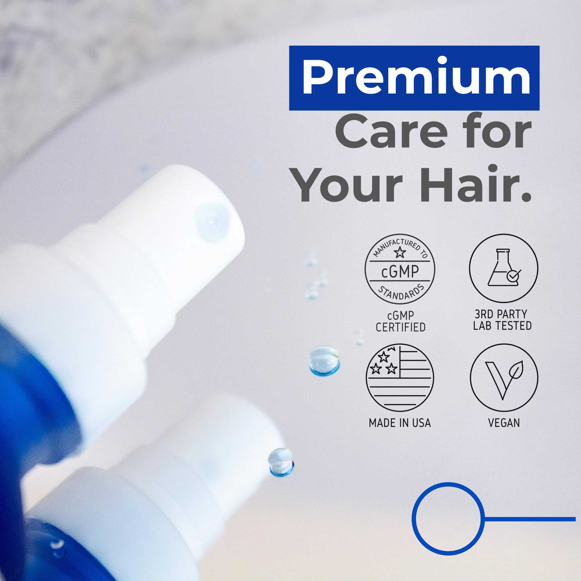 Neurogan GHK-Cu Copper Peptide Hair & Scalp Serum – 2400mg, 4% Copper, Water-Based, Made in USA