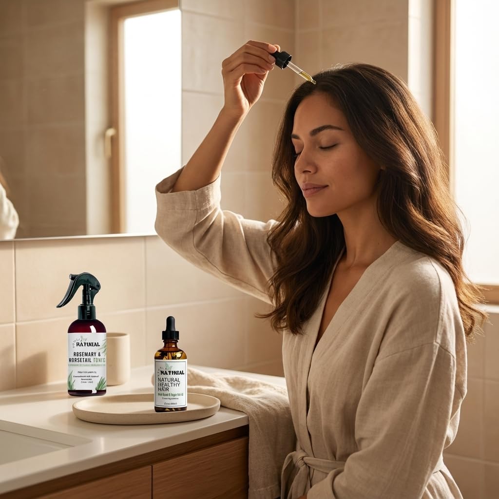 Neutra Natural Hair Growth Duo – Rosemary & Horsetail Scalp Tonic + Botanical Growth Oil | Vegan & Sulfate-Free