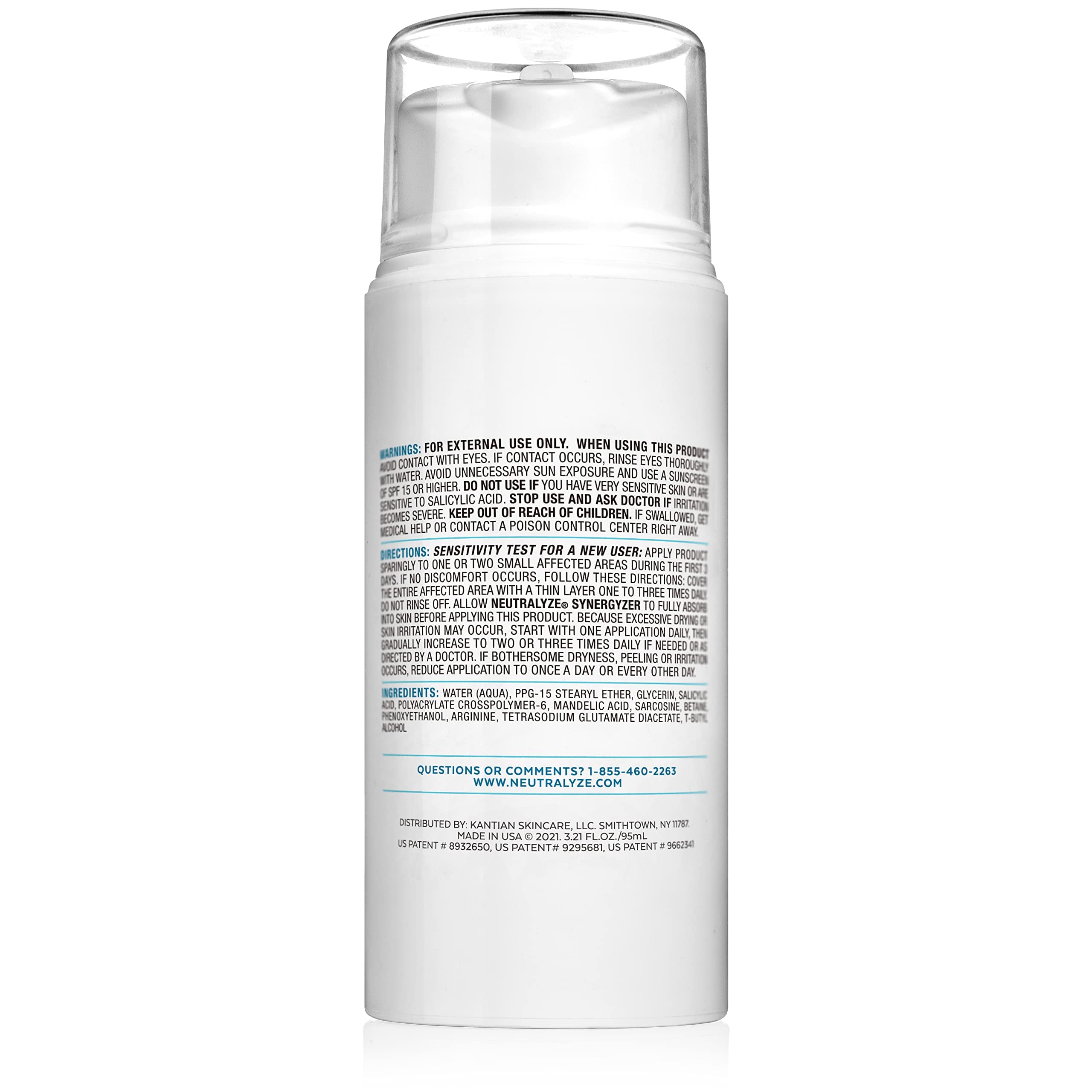Neutralyze Renewal Complex Acne Moisturizer — Maximum Strength 2% Mandelic + 2% Salicylic, Time-Release