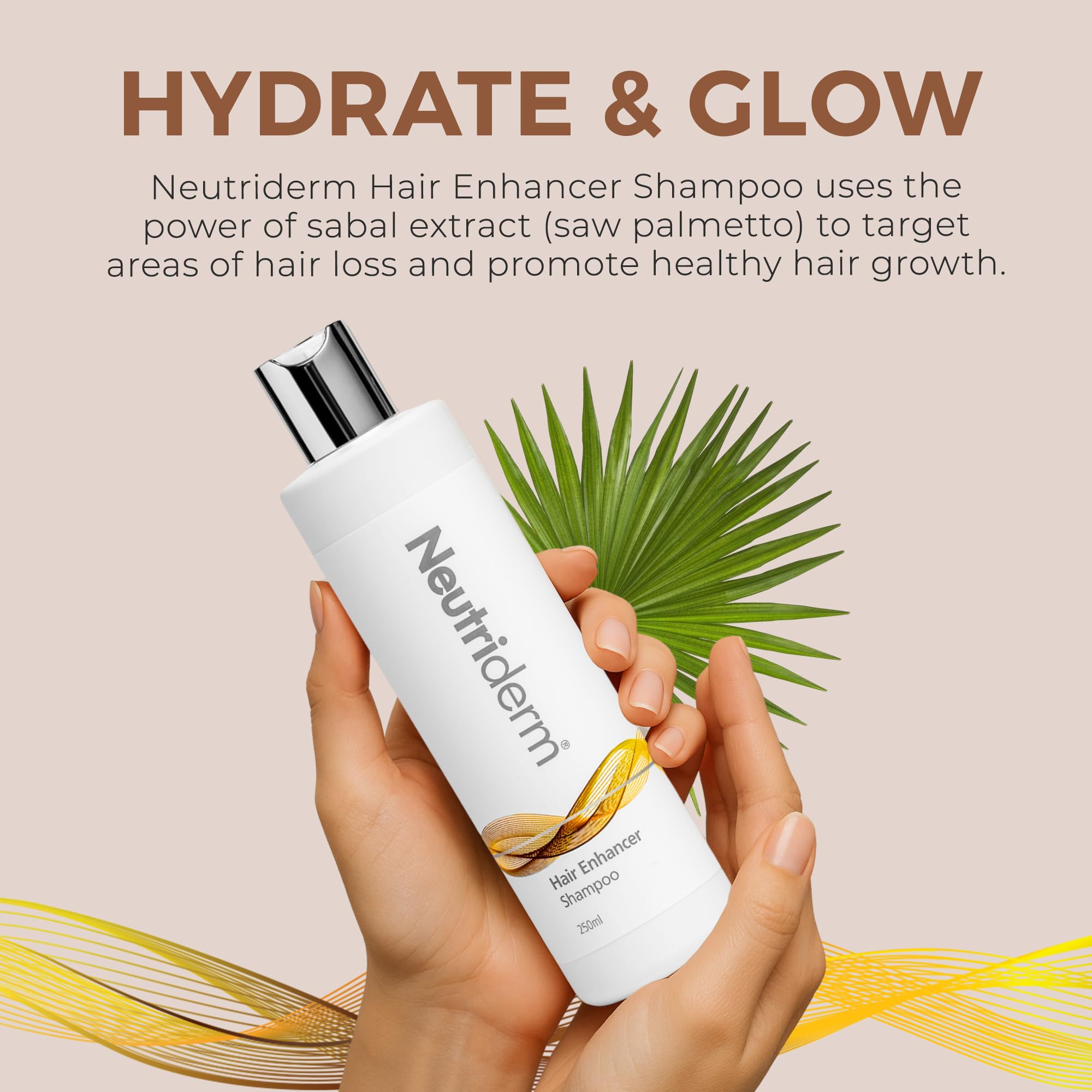Neutriderm Hair Enhancer Shampoo – Thickening & Strengthening for Weak and Thinning Hair, 250 ml