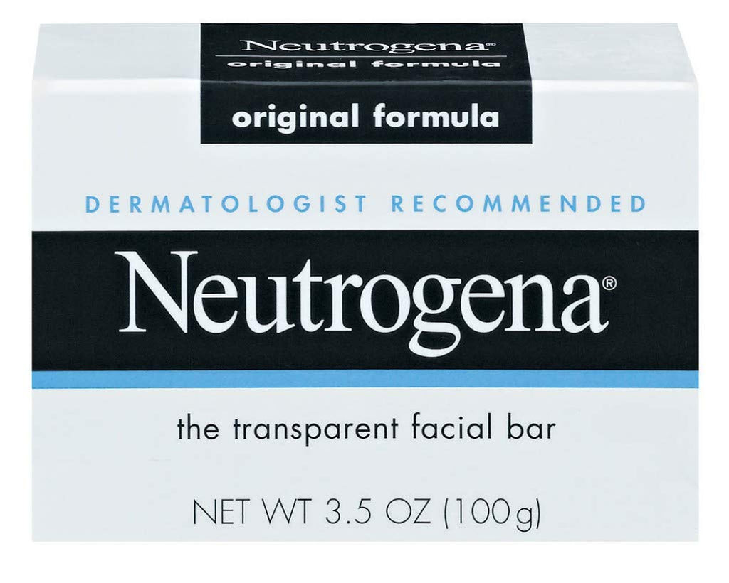 Neutrogena Bar Soap Original 3.5 Ounce Boxed (6 Pack) | Gentle Daily Facial Cleansing Bar