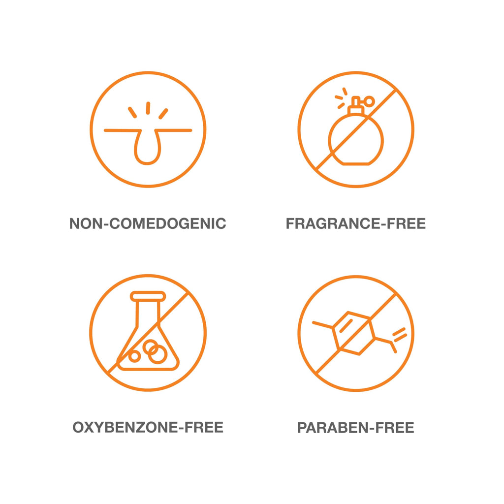 Neutrogena Clear Face Serum Sunscreen SPF 60 – Fragrance-Free, Non-Comedogenic, Water-Resistant 1.7 oz