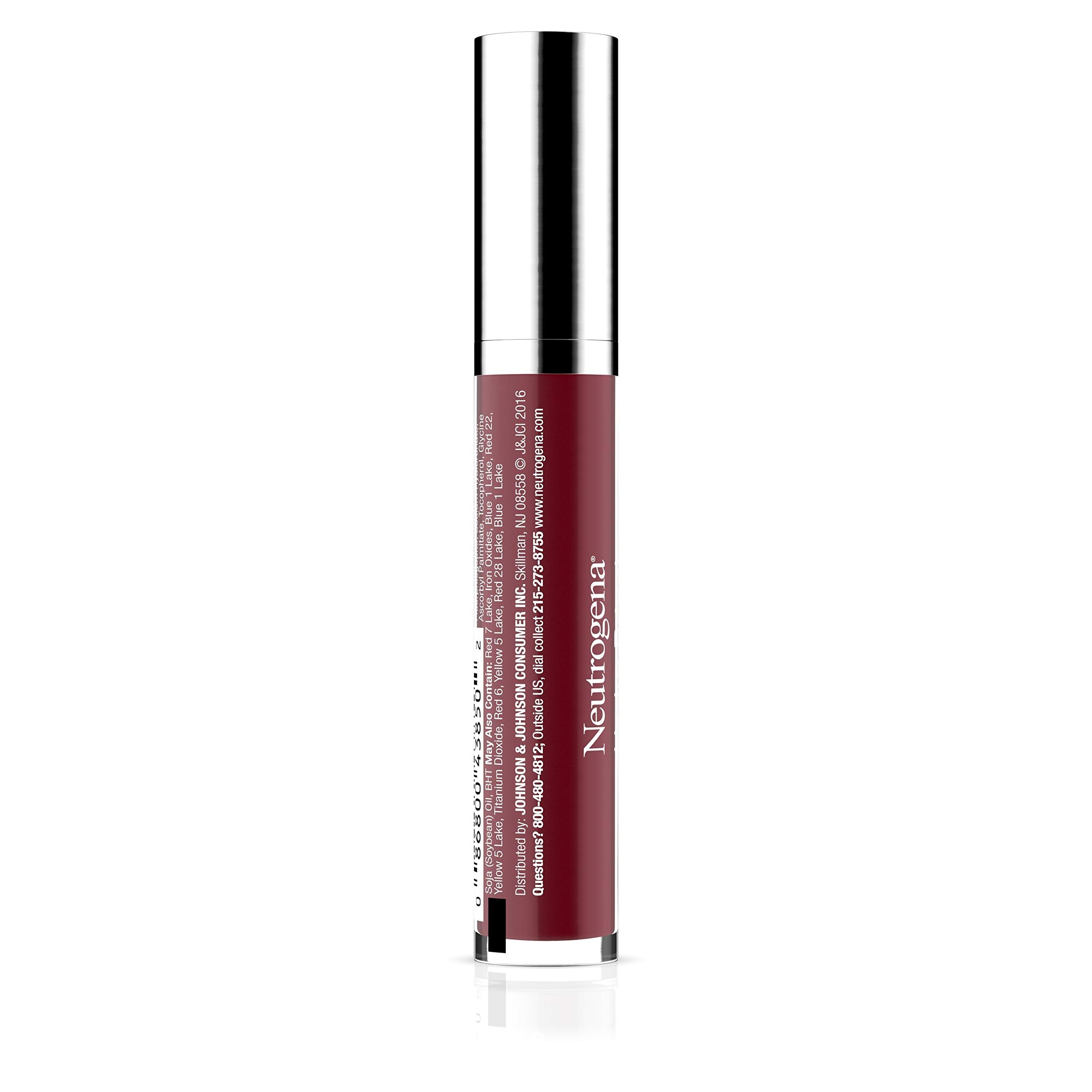 Neutrogena Hydro Boost Lip Gloss Velvet Wine – Hydrating Hyaluronic Shine (0.10 oz)