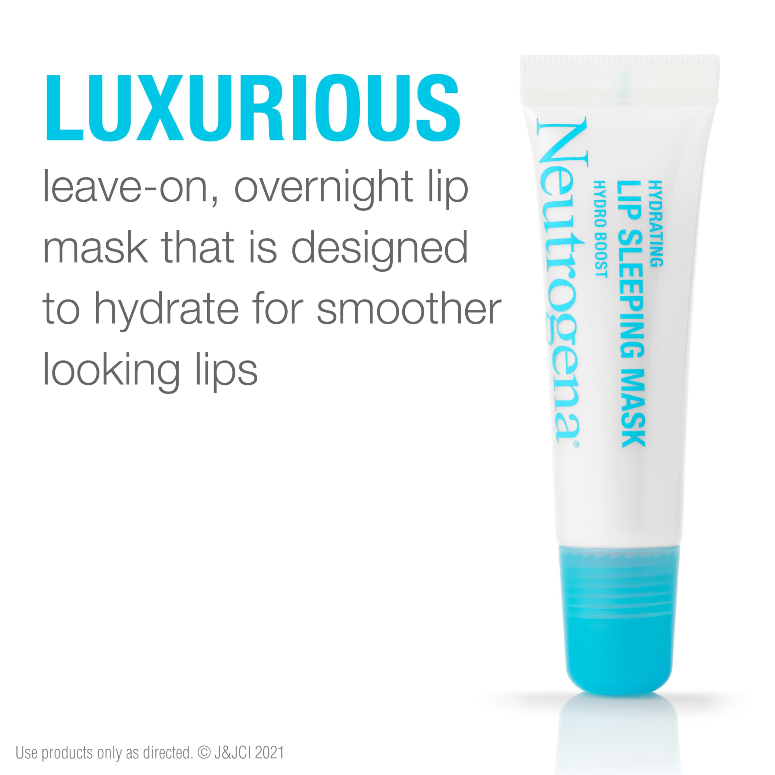 Neutrogena Hydro Boost Lip Sleeping Mask with Hyaluronic Acid – Fragrance Free, 0.35 oz
