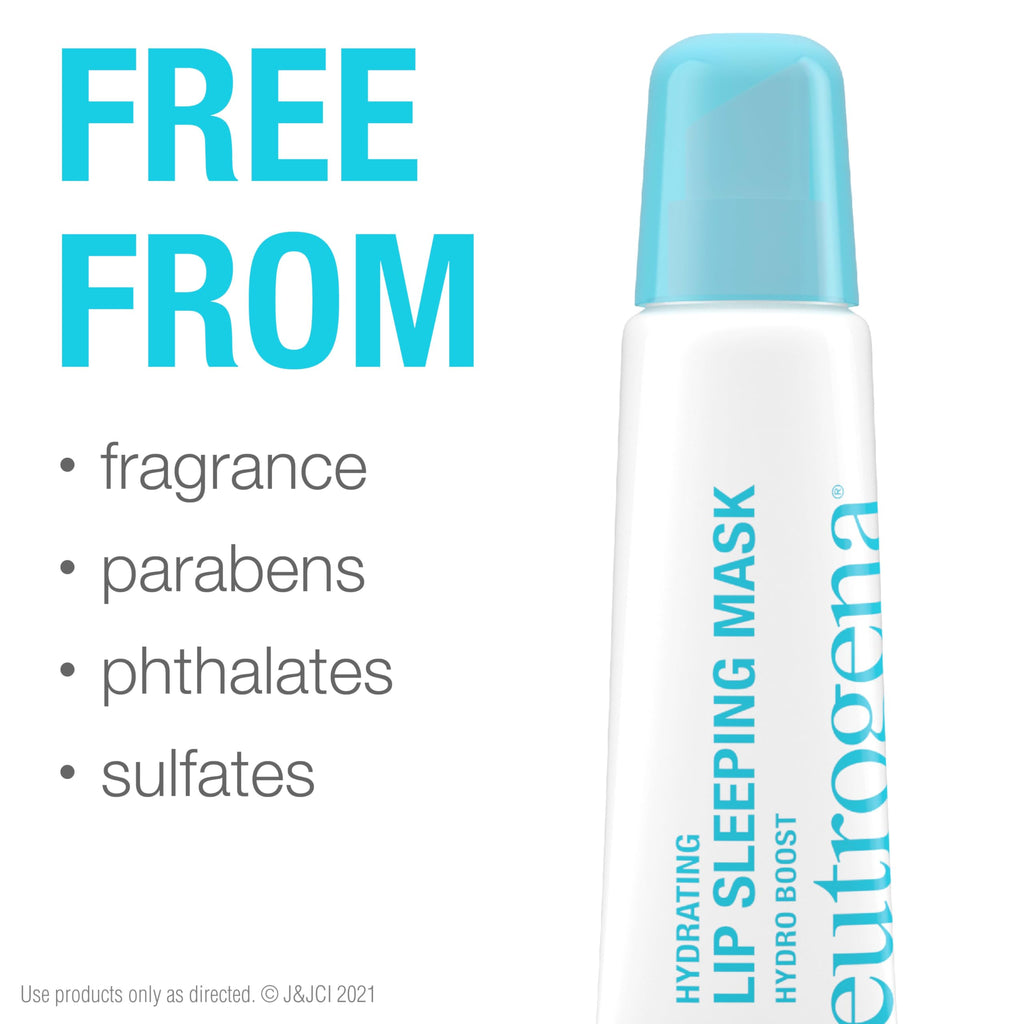 Neutrogena Hydro Boost Lip Sleeping Mask with Hyaluronic Acid – Fragrance Free, 0.35 oz
