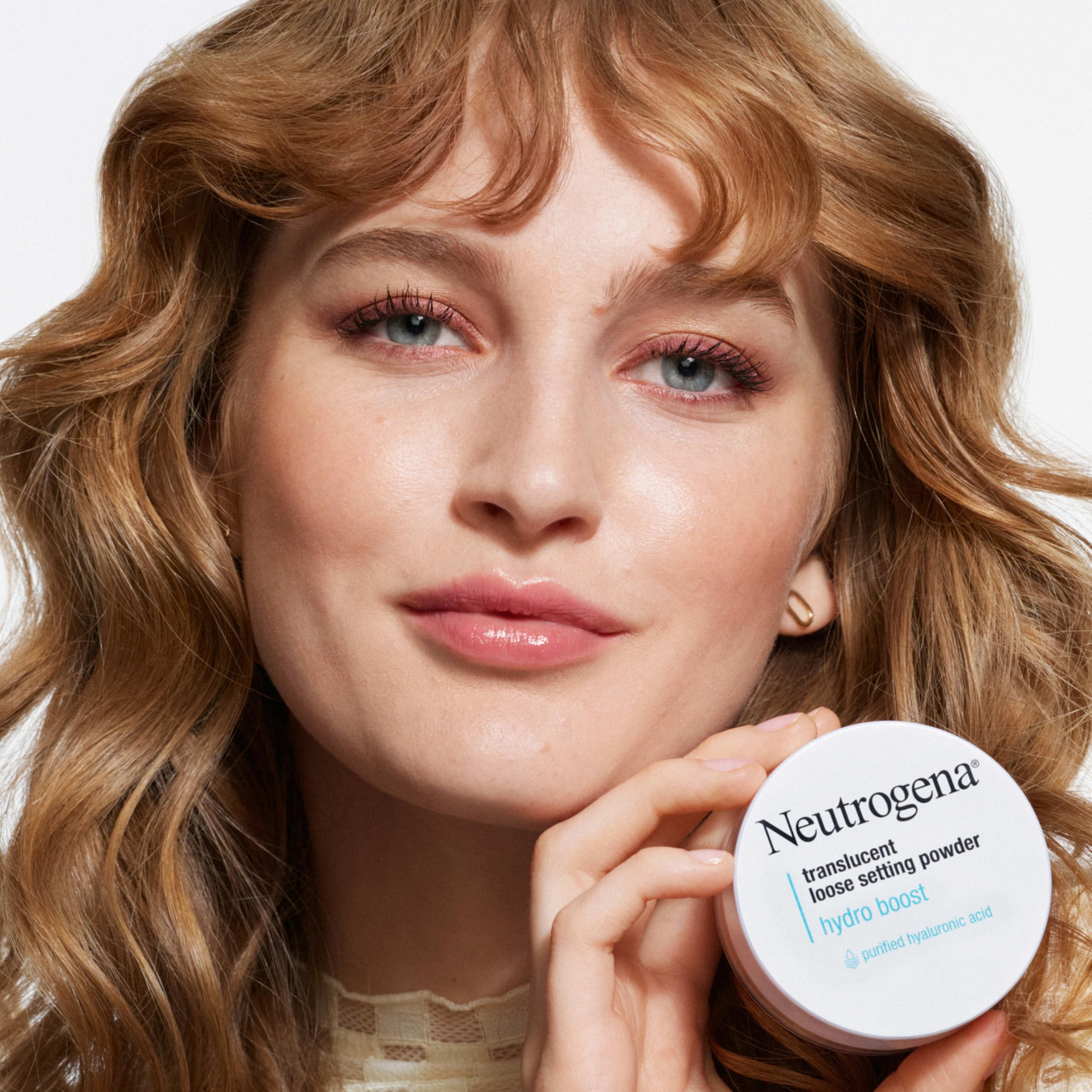 Neutrogena Hydro Boost Translucent Loose Setting Powder with Purified Hyaluronic Acid | Blur Imperfections & Set Makeup