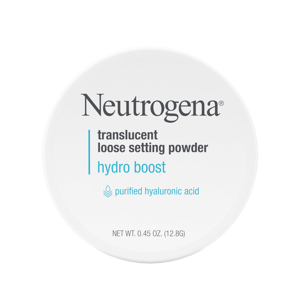 Neutrogena Hydro Boost Translucent Loose Setting Powder with Purified Hyaluronic Acid | Blur Imperfections & Set Makeup