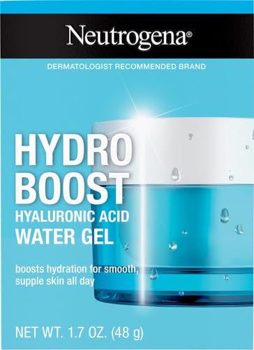 Neutrogena Hydro Boost Water Gel – 24-Hour Hydration for Normal/Oily Skin | Hyaluronic Acid, Signature Fragrance, Pack of 3 (1.7 oz each)