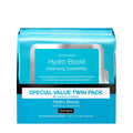 Neutrogena Hydro Boost Facial Cleansing Wipes with Hyaluronic Acid – Twin Pack 25-Count (Pack of 4)