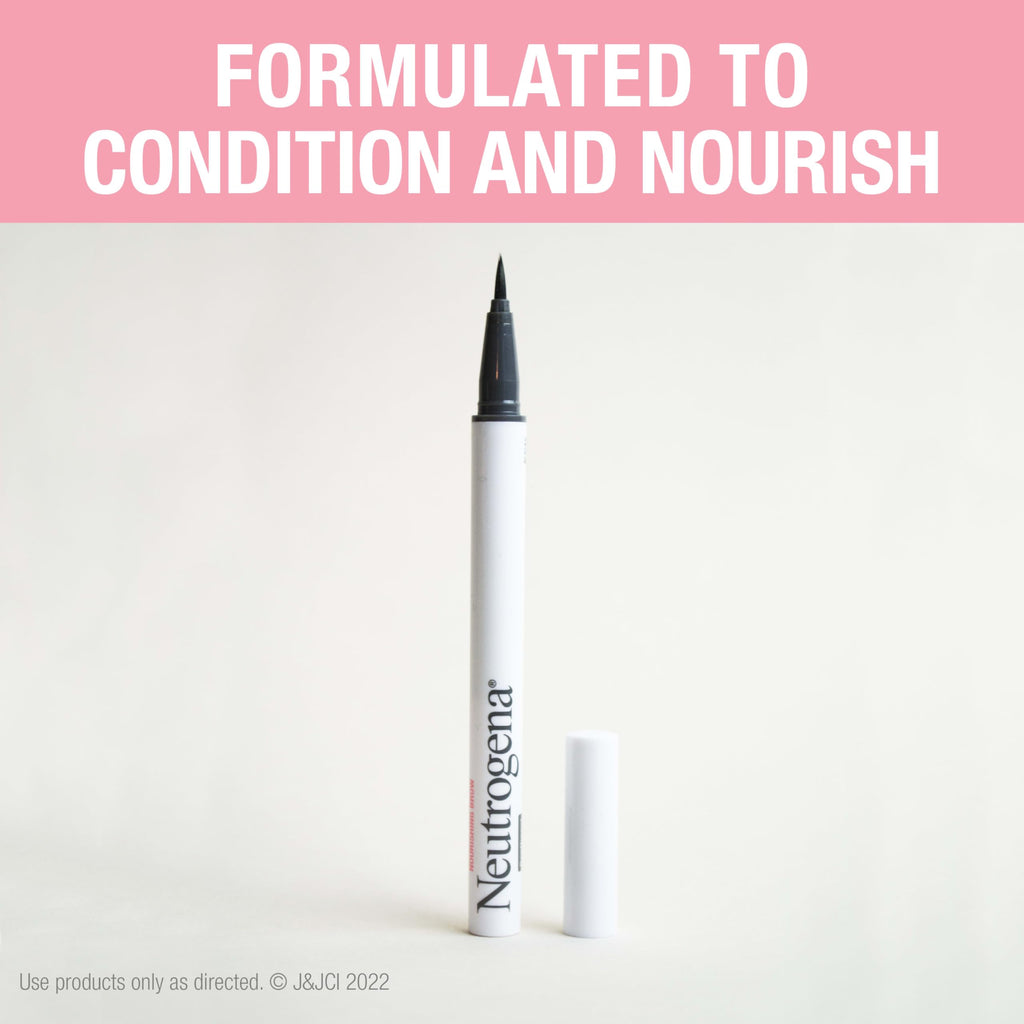 Neutrogena Microbrow Tint Serum Pen – Medium Brown, 0.016 oz | Nourishing, Natural-Looking Brows