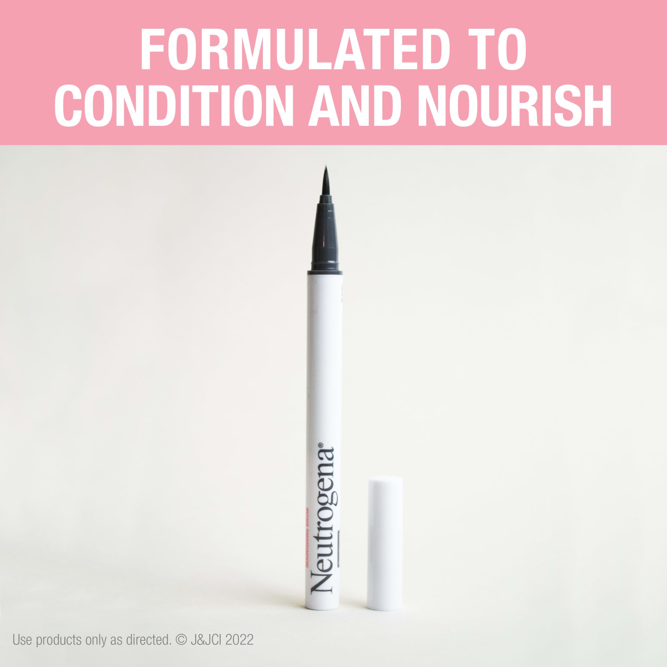 Neutrogena Microbrow Tint Serum Pen – Medium Brown, 0.016 oz | Nourishing, Natural-Looking Brows