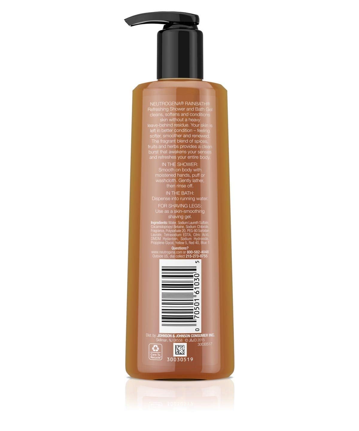 Neutrogena Rainbath Gel Original – 8.5 oz | Fresh, Cleansing Shower Gel