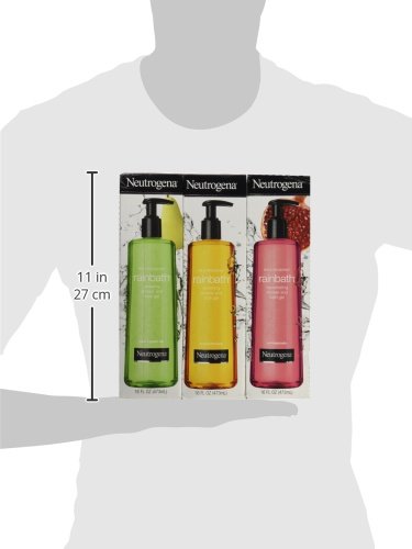Neutrogena Rainbath 3 Pack Original, Pear & Green Tea, and Pomegranate – 16 fl oz Each