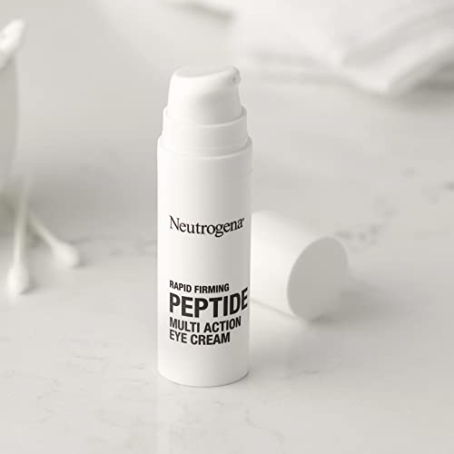 Neutrogena Rapid Firming Peptide Eye Cream – Depuffing, Brightening & Hydrating, Fragrance-Free, 0.5 oz