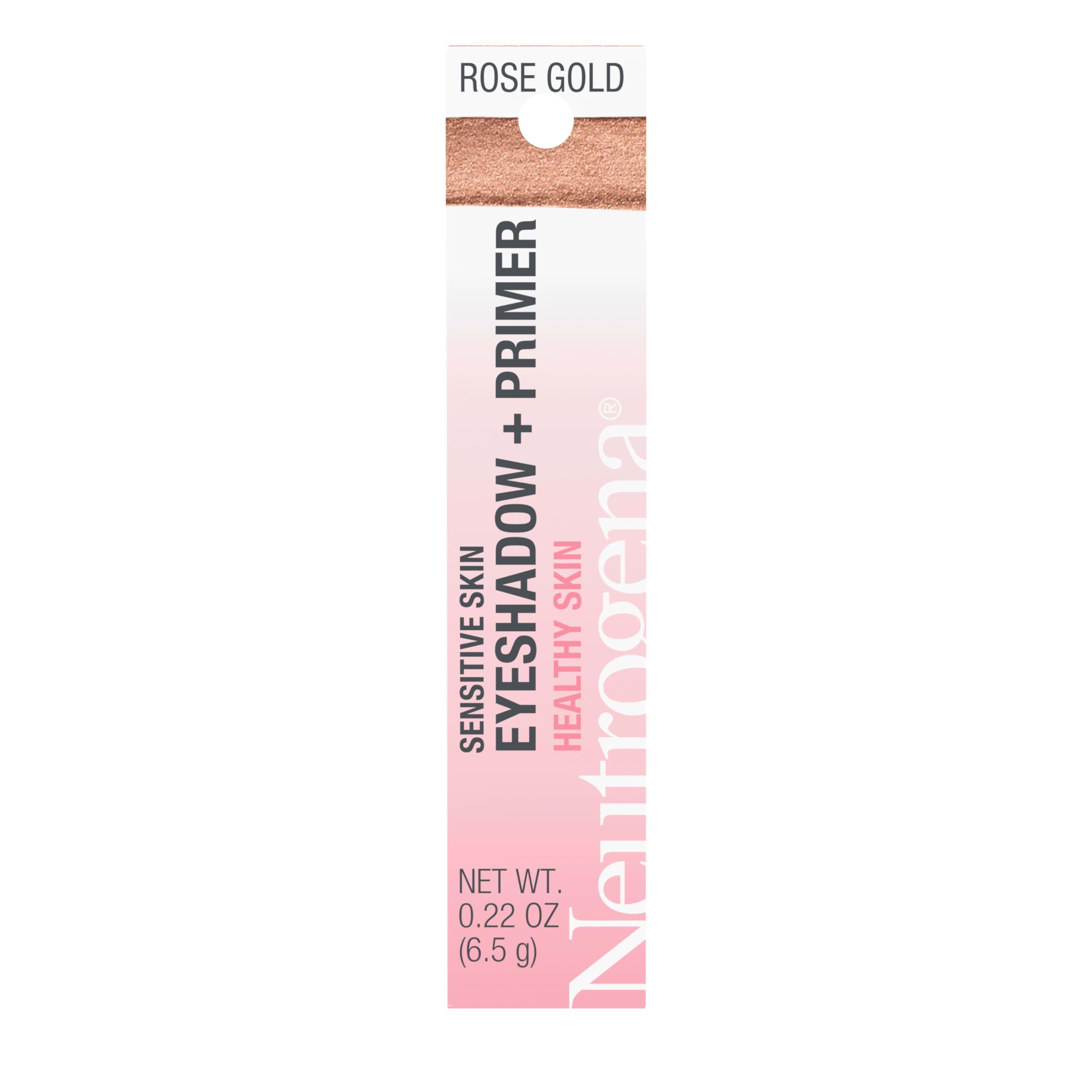Neutrogena : Ombre et Base 2-en-1 pour peau sensible – tenue longue, teinte Rose Gold