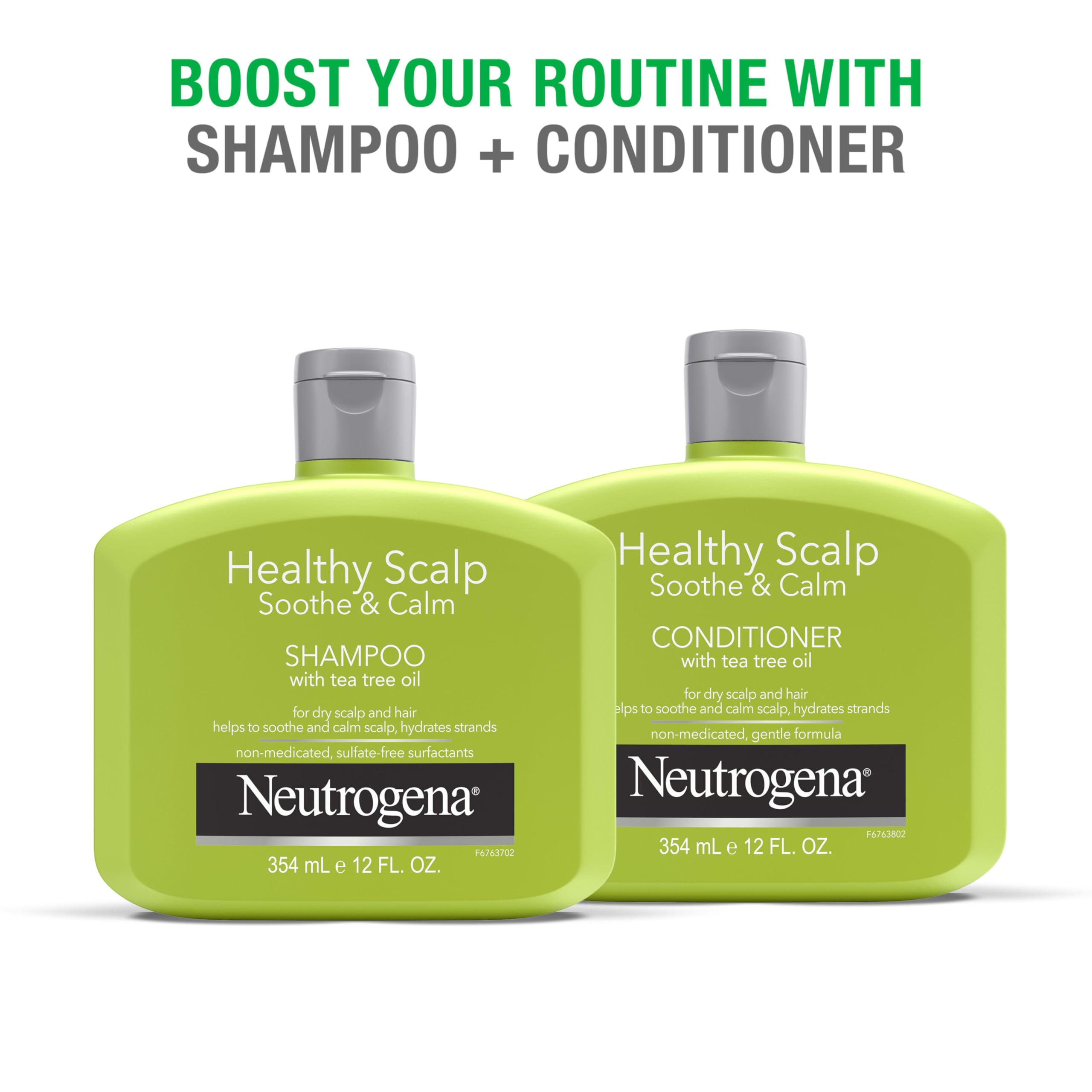 Neutrogena Tea Tree Oil Conditioner - Soothing Moisture for Scalp & Hair | Color-Safe
