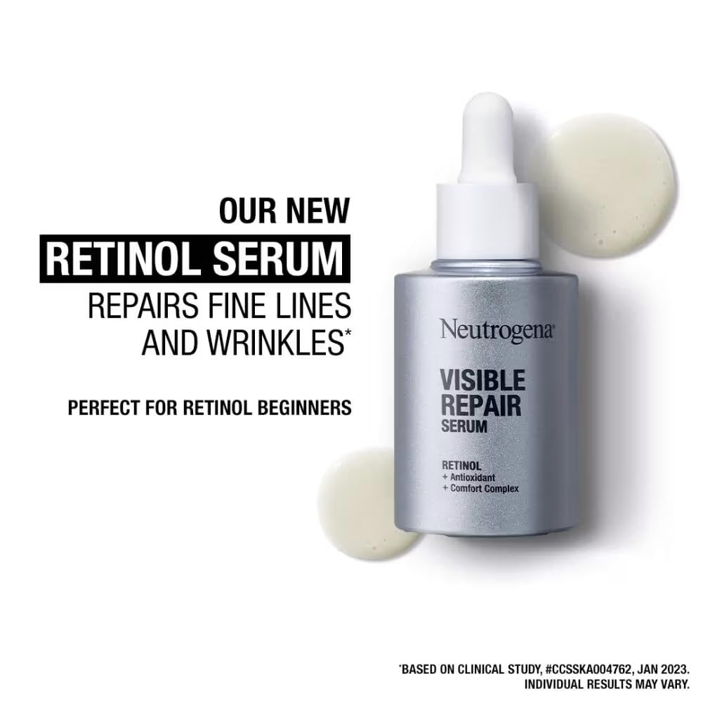 Neutrogena Visible Repair Serum 30ml – Gentle Retinol & Triple Extracts