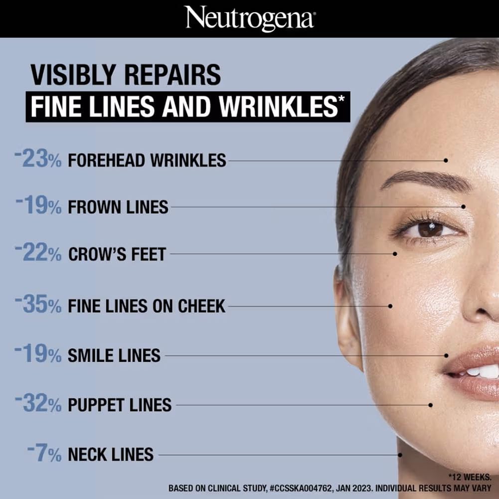 Neutrogena Visible Repair Serum 30ml – Gentle Retinol & Triple Extracts