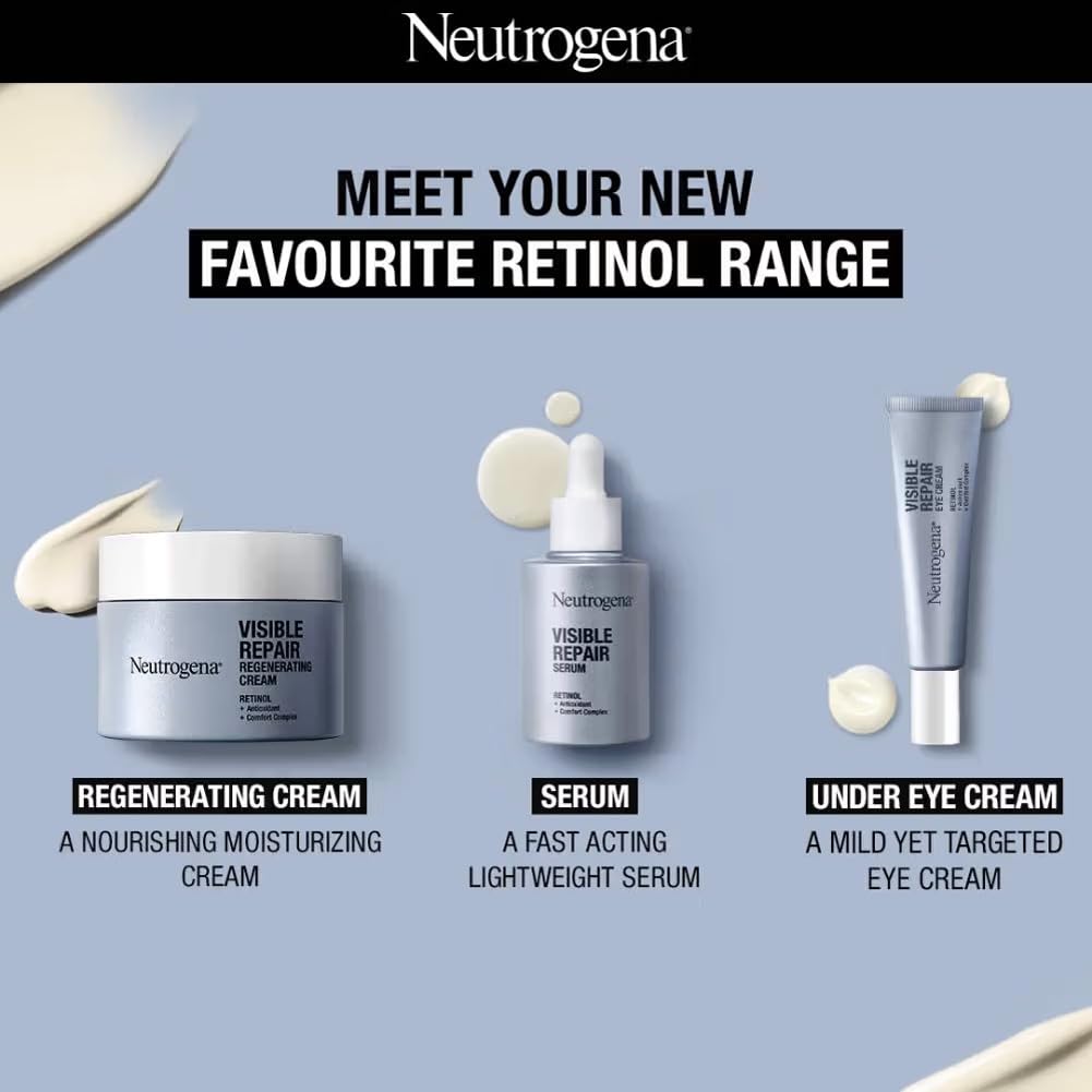 Neutrogena Visible Repair Serum 30ml – Gentle Retinol & Triple Extracts