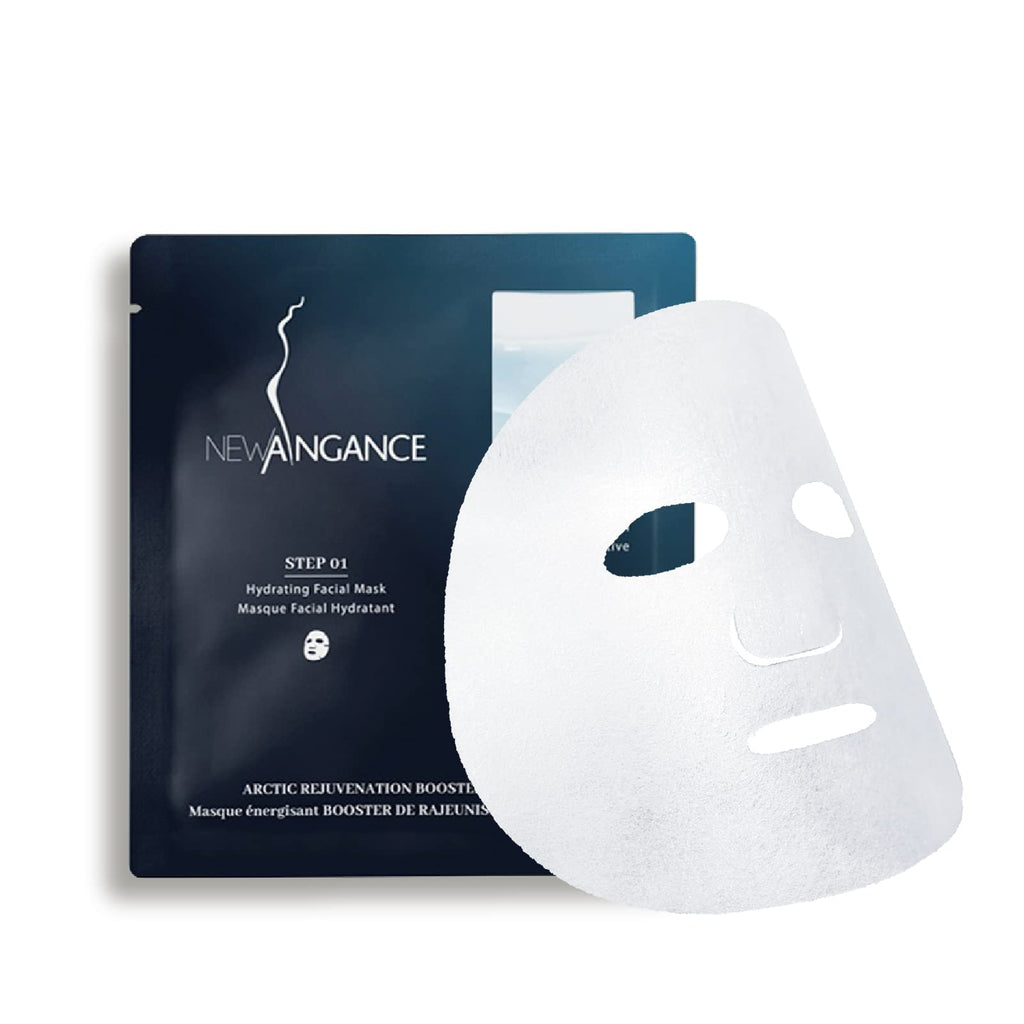 NEW ANGANCE Arctic Rejuvenation Booster Energy Facial Mask (5 Masks + 5 Serum) – Hydration & Vitality