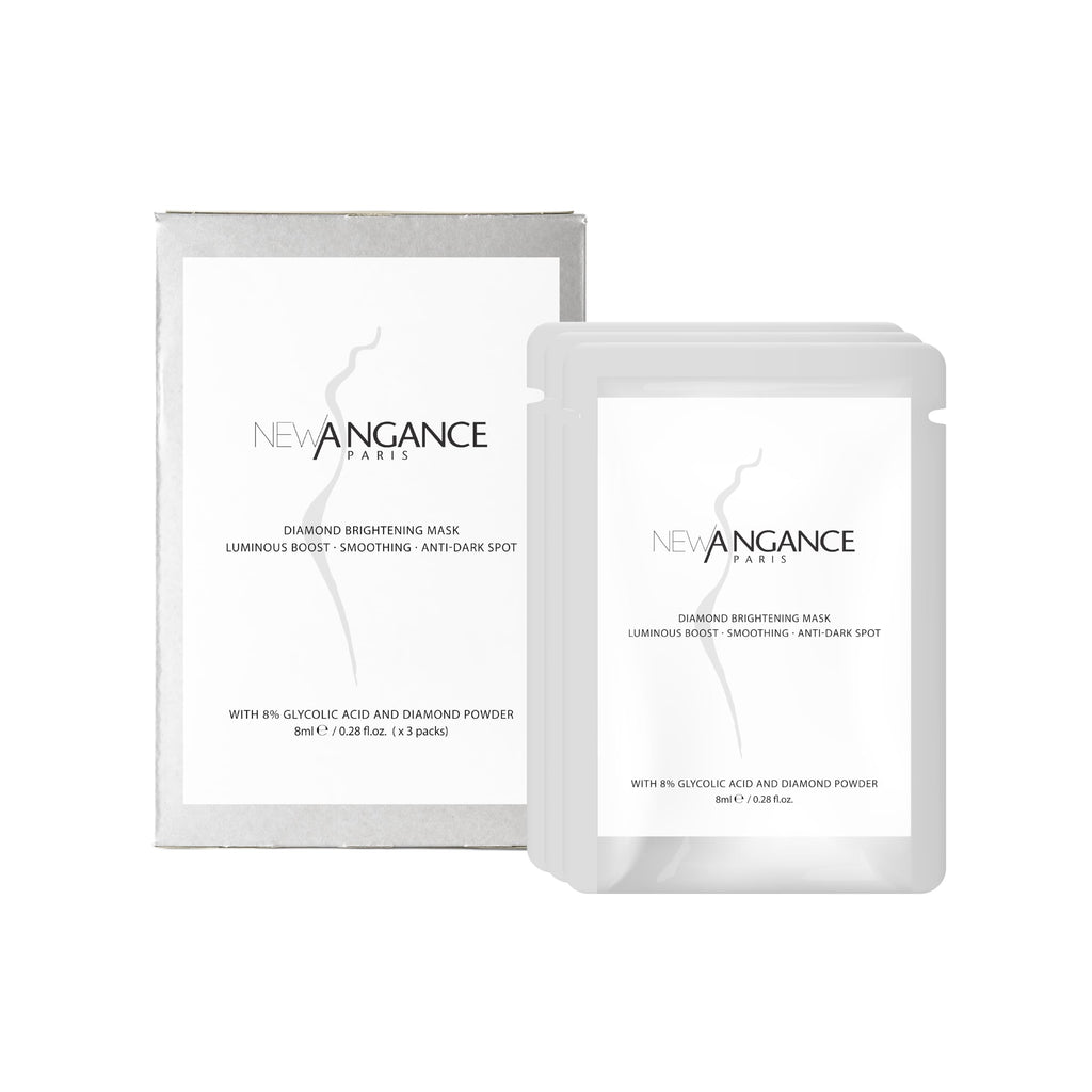 NEW ANGANCE Diamond Brightening Mask – Moisturizing & Hydrating 3 x 8ml
