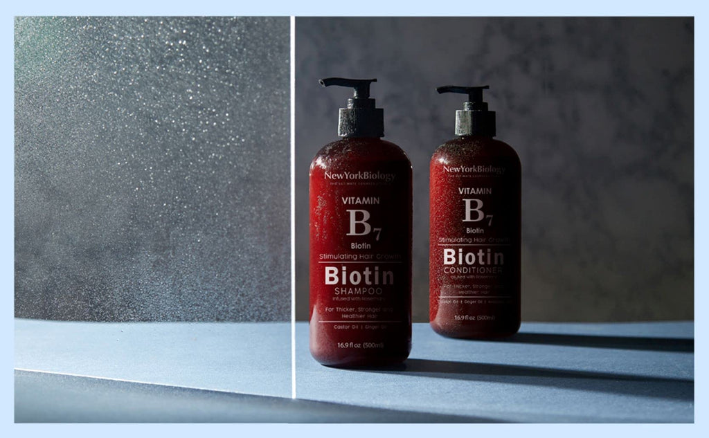 New York Biology Biotin Conditioner – Hair Growth & Thickening, Anti-Dandruff, 16.9 fl oz