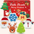 NEWFEIFAN Christmas Bath Bombs Set for Kids – 6-Pack Handmade Bubbles & Relaxing Aromas