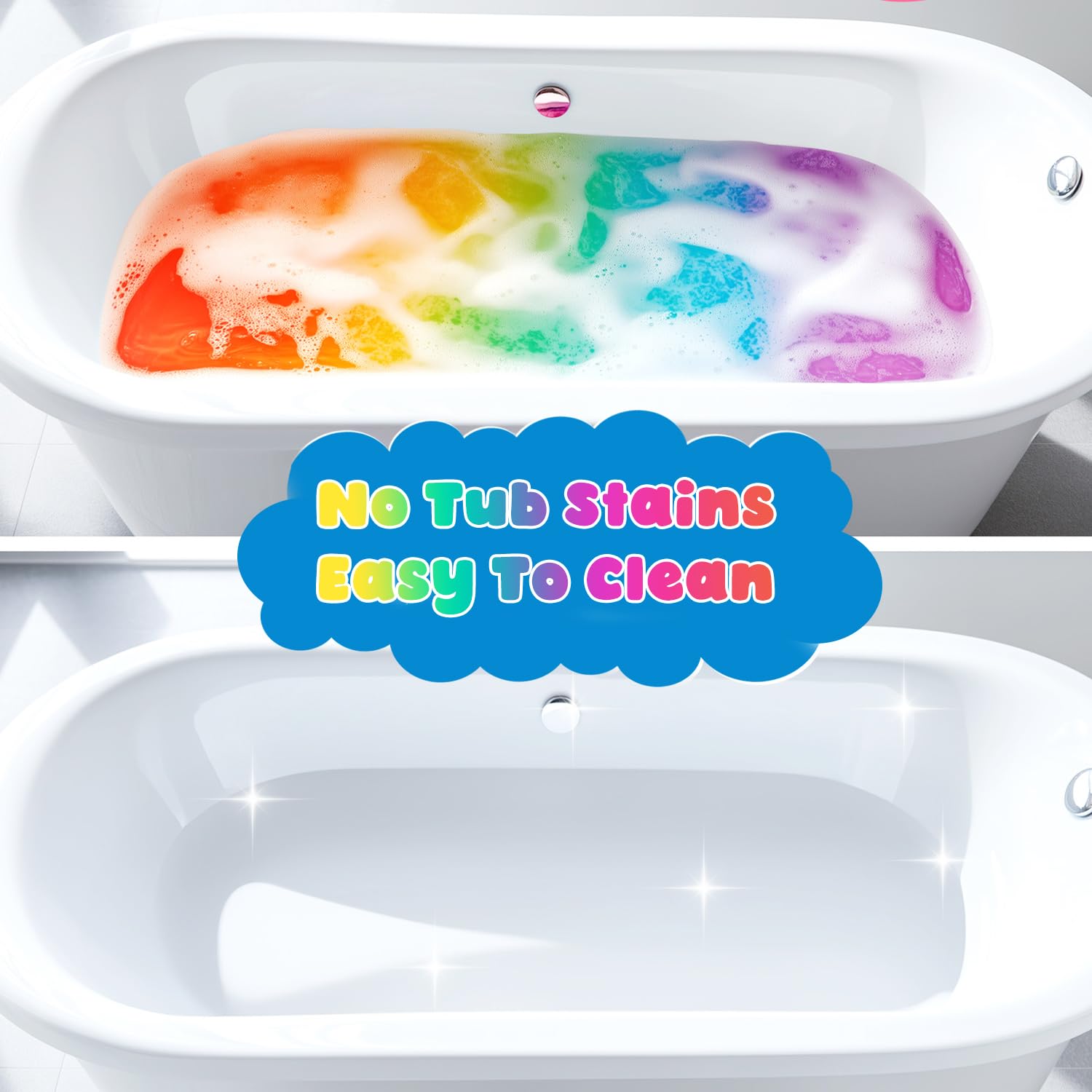 NEWFEIFAN Potions Bath Bombs for Kids – 4 Pack Colorful Bubble Bath Set (Valentine Gift)