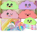 NEWFEIFAN Rainbow Bath Bombs for Kids – Colorful Surprise Bath Toys Set, Safe & Non-Toxic