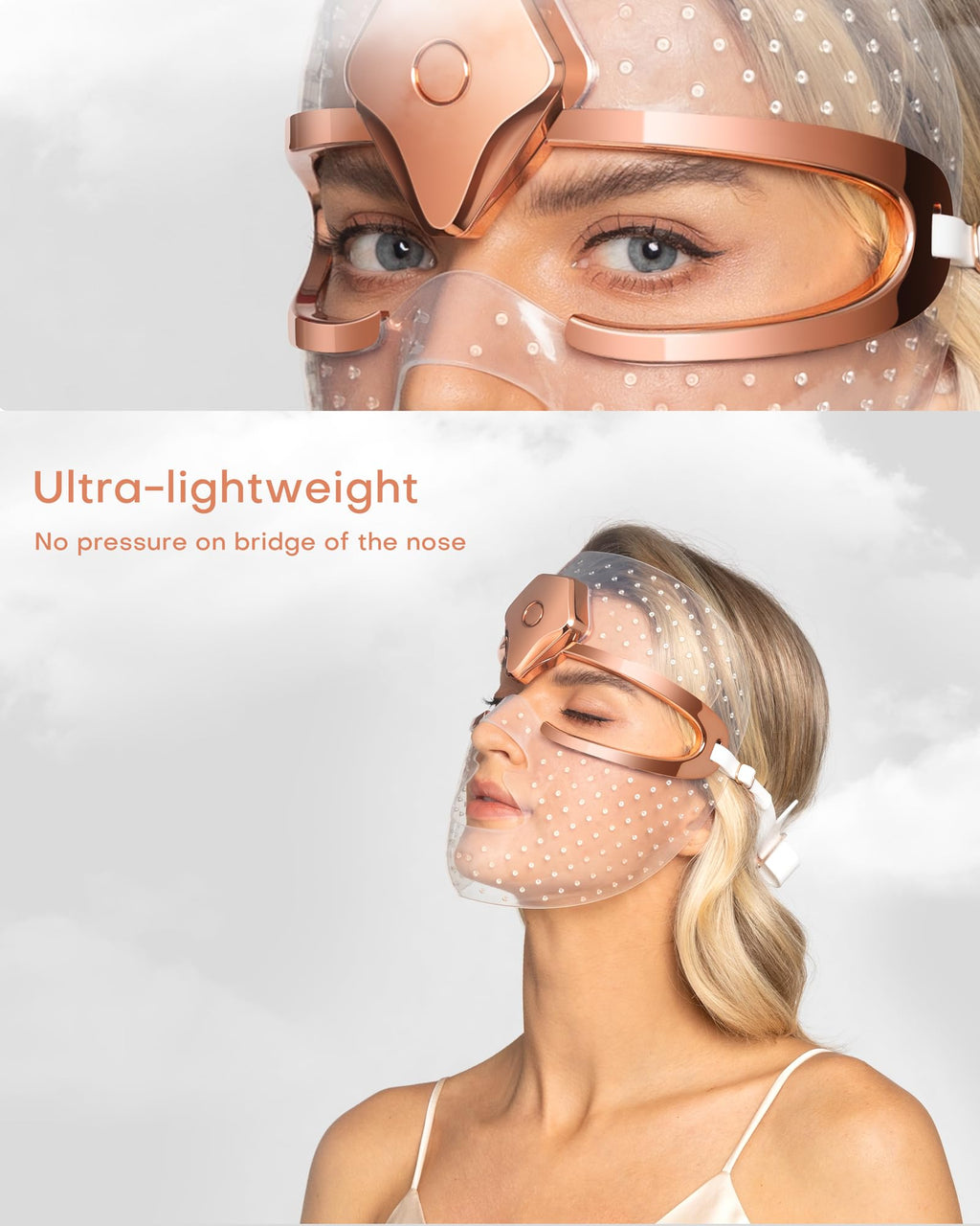 NEWKEY Skin Care Beauty Mask MJ-06 – Blue & Red Light Therapy for Acne & Wrinkles