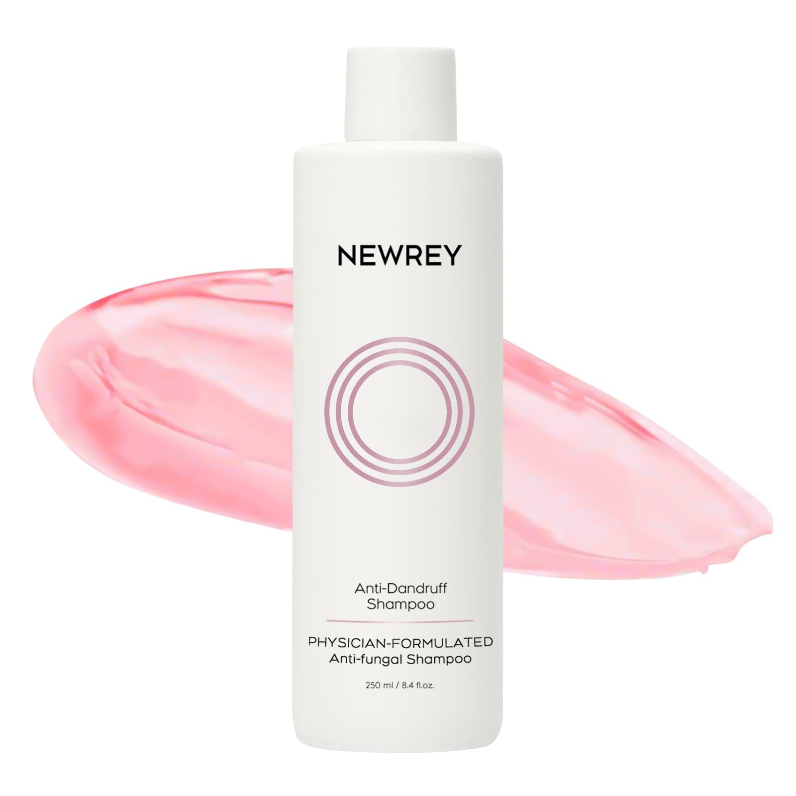 NEWREY 24HR Fast Itch Relief Anti-Fungal Shampoo – Psoriasis, Seborrheic Dermatitis & Folliculitis, Sulfate & Paraben Free, 8.4 fl oz