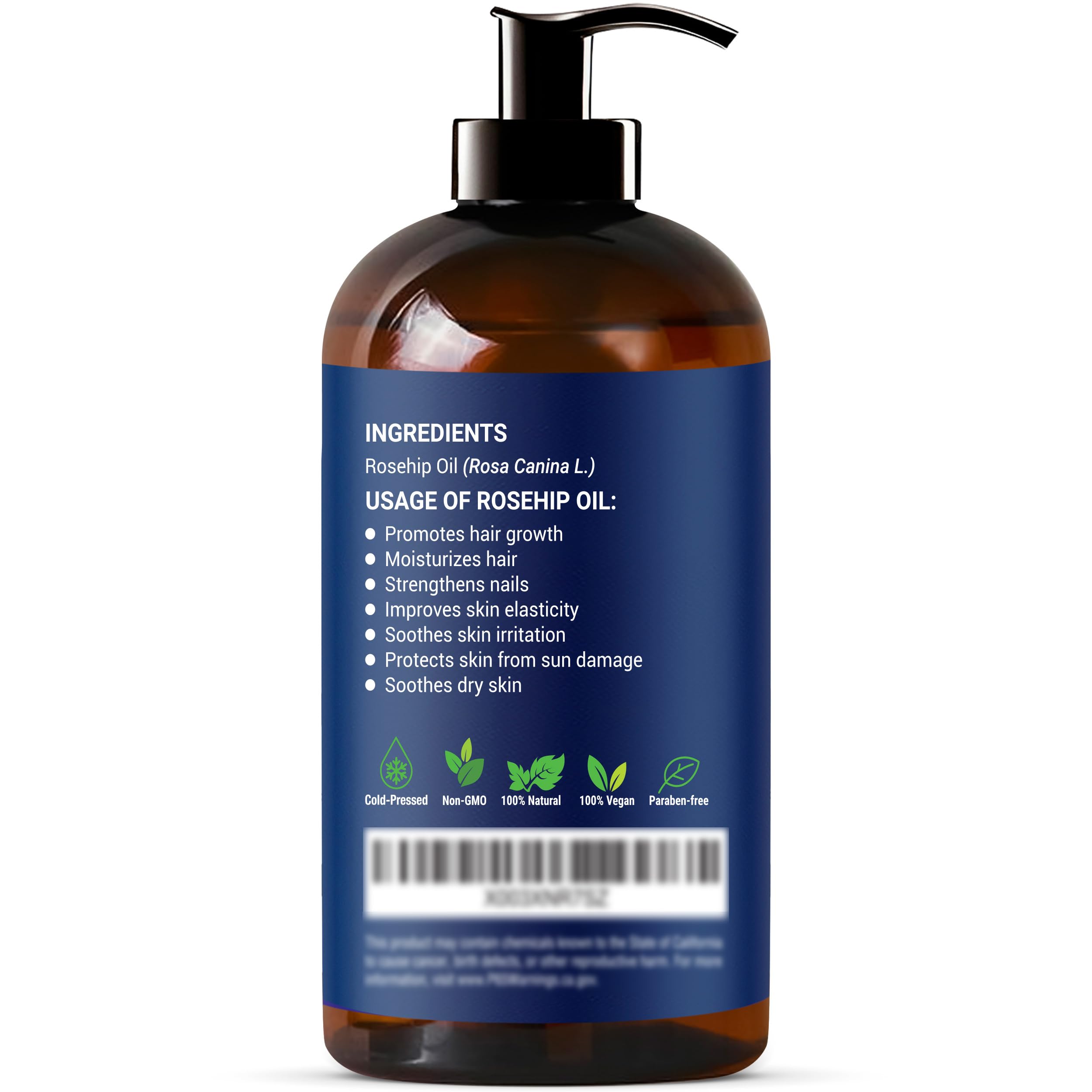 Nexon Botanics Rosehip Oil for Face 8 fl oz – Gua Sha, Massage & Skin Care