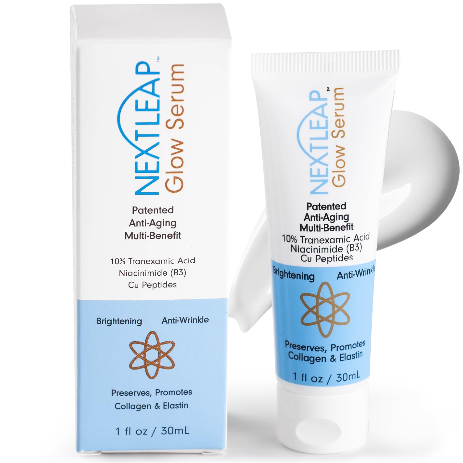 Next Leap Tranexamic Acid Serum 10% with Niacinamide & Copper Peptides — Lightweight Serum-Cream Hybrid