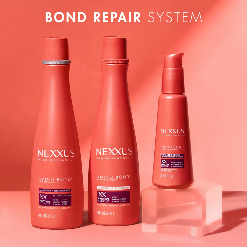 Nexxus Amino Bond Intense Bonding Treatment – Stronger, More Damage-Resistant Hair with Amino Acids & Keratin Protein, 5 oz