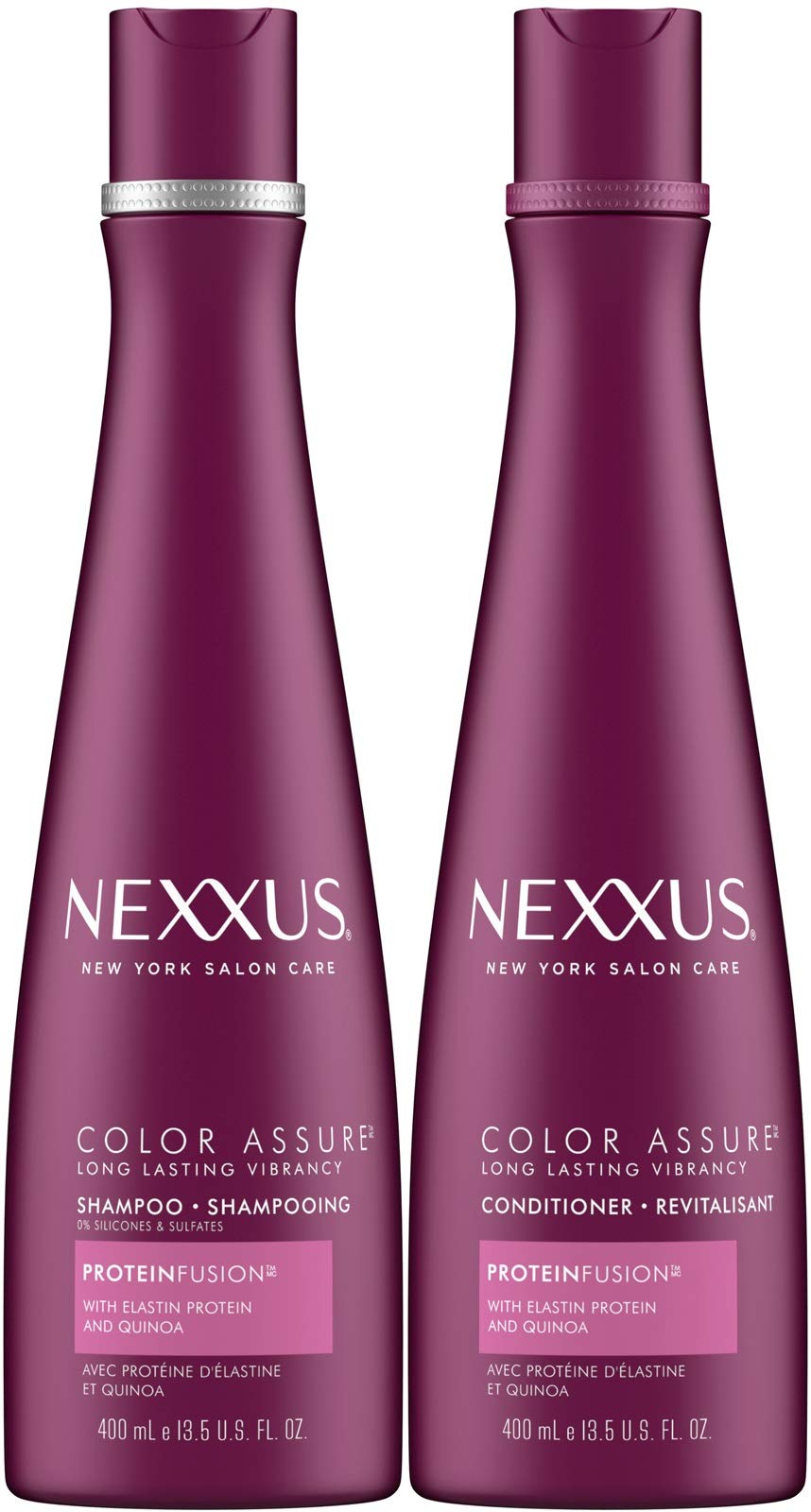Nexxus Color Assure Shampoo + Conditioner Twin Pack – 13.5 fl oz x 2 | Color Care