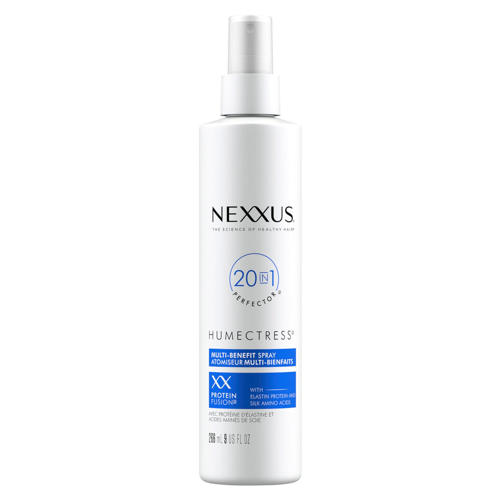 Nexxus Humectress Leave-In Conditioner Spray — 20-in-1 Perfector for Dry Hair, Biotin & Hyaluronic Acid, 9oz