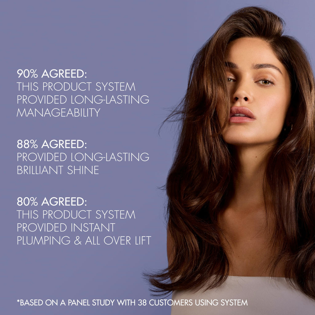 Nexxus HY-VOLUME Cloud Foam - Weightless Lift for Flat Hair, 48h Volume, Collagen + Hyaluronic Acid, 5.5 fl oz