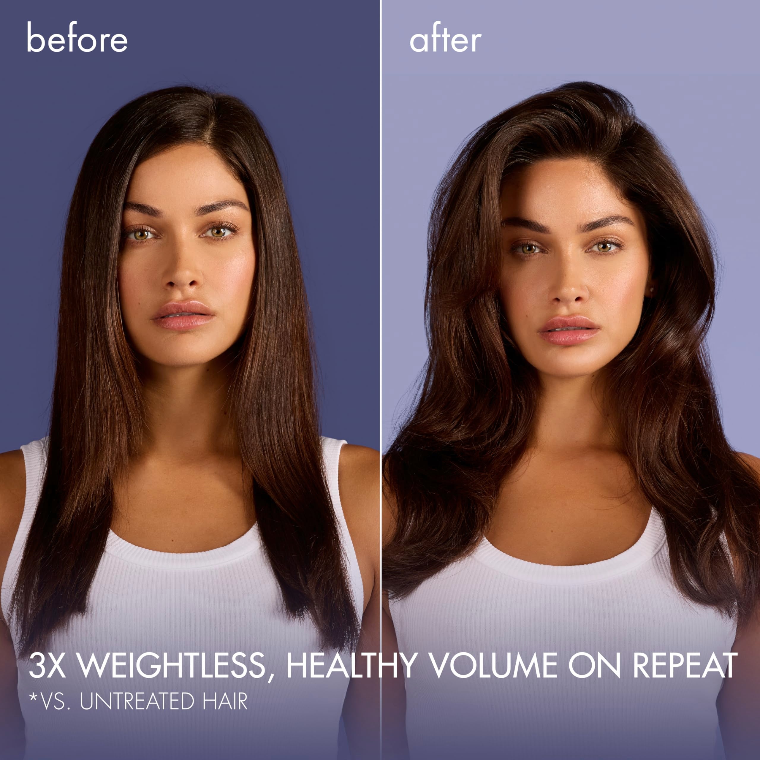 Nexxus HY-VOLUME Cloud Foam - Weightless Lift for Flat Hair, 48h Volume, Collagen + Hyaluronic Acid, 5.5 fl oz