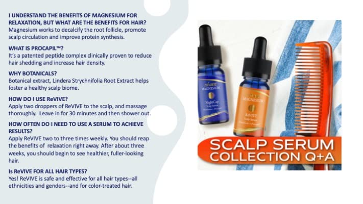 nfuse REVIVE Magnesium Scalp Serum – Peptide & Botanical Hair Growth for Thicker Hair