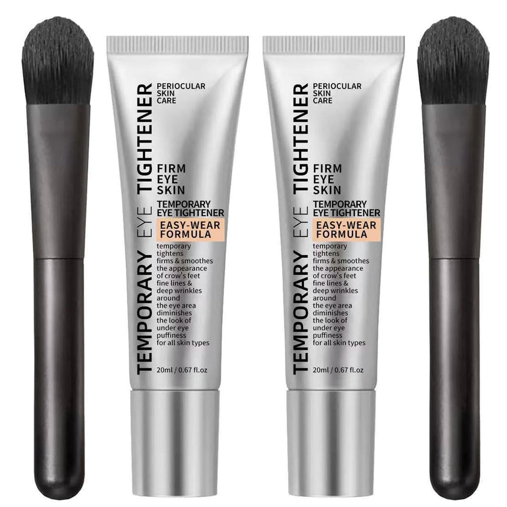 NGTPKY Perfection Eye Tightener Cream – 2PCS with 2 Brushes for Instant, Lightweight Firming