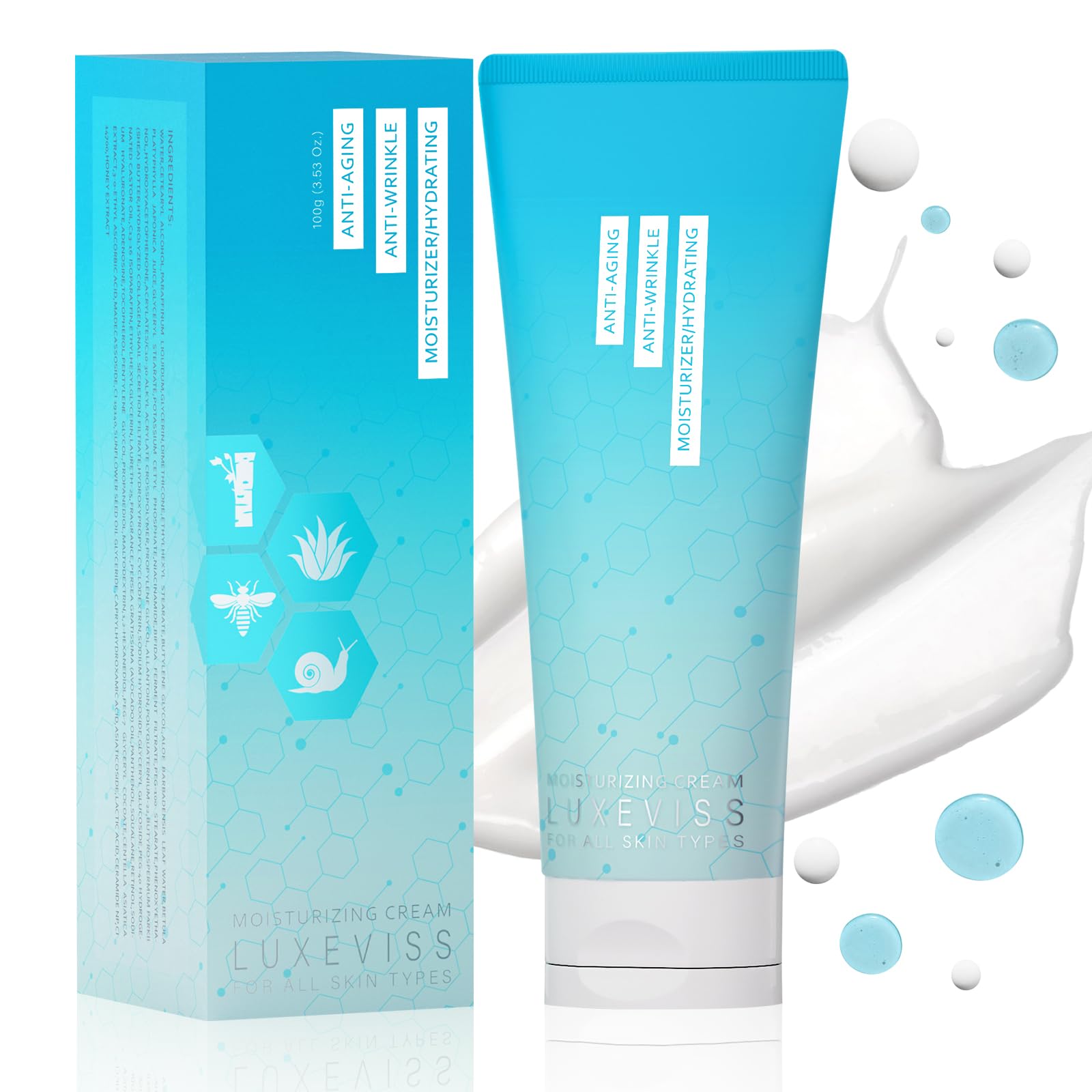 NIAWIT Advanced Crepey Skin Cream – Anti-Wrinkle Firming Moisturizer for Body, Neck, Chest & Face | 100g