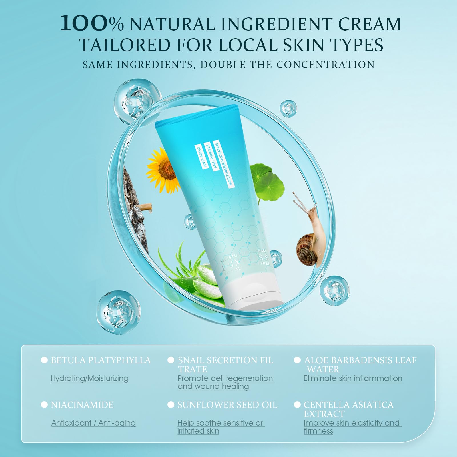 NIAWIT Advanced Crepey Skin Cream – Anti-Wrinkle Firming Moisturizer for Body, Neck, Chest & Face | 100g