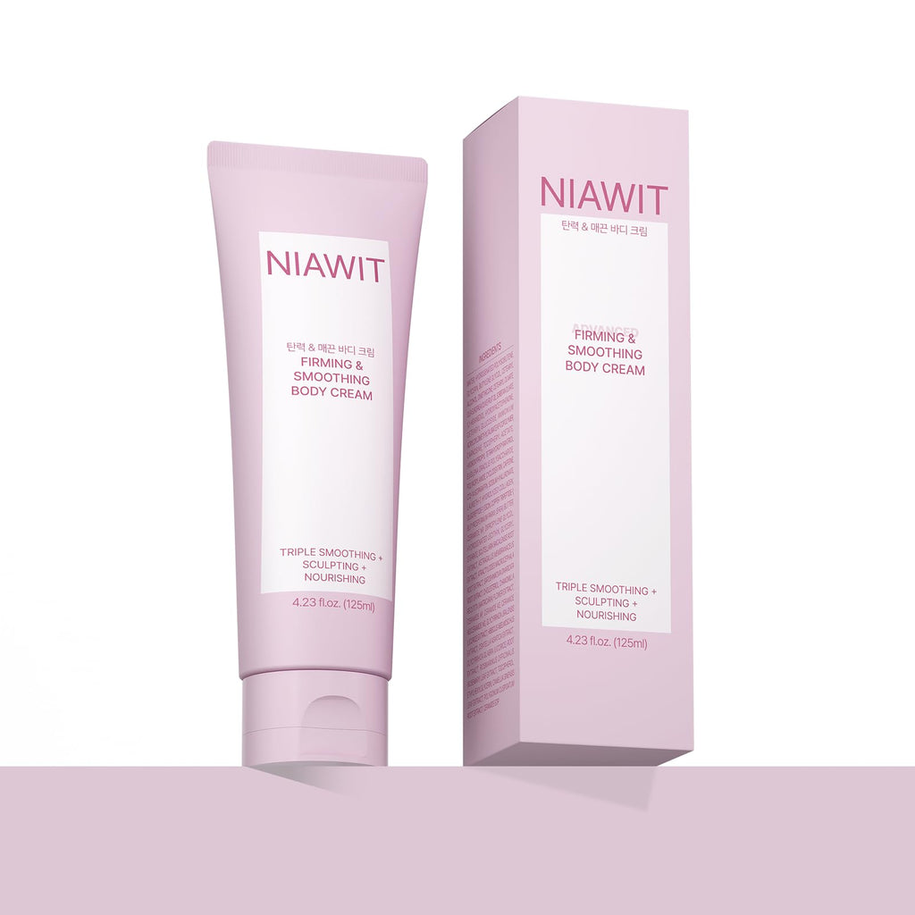 NIAWIT Firming Smoothing Body Cream – Lift & Tighten for Belly, Thighs & Butt (4.24 oz)
