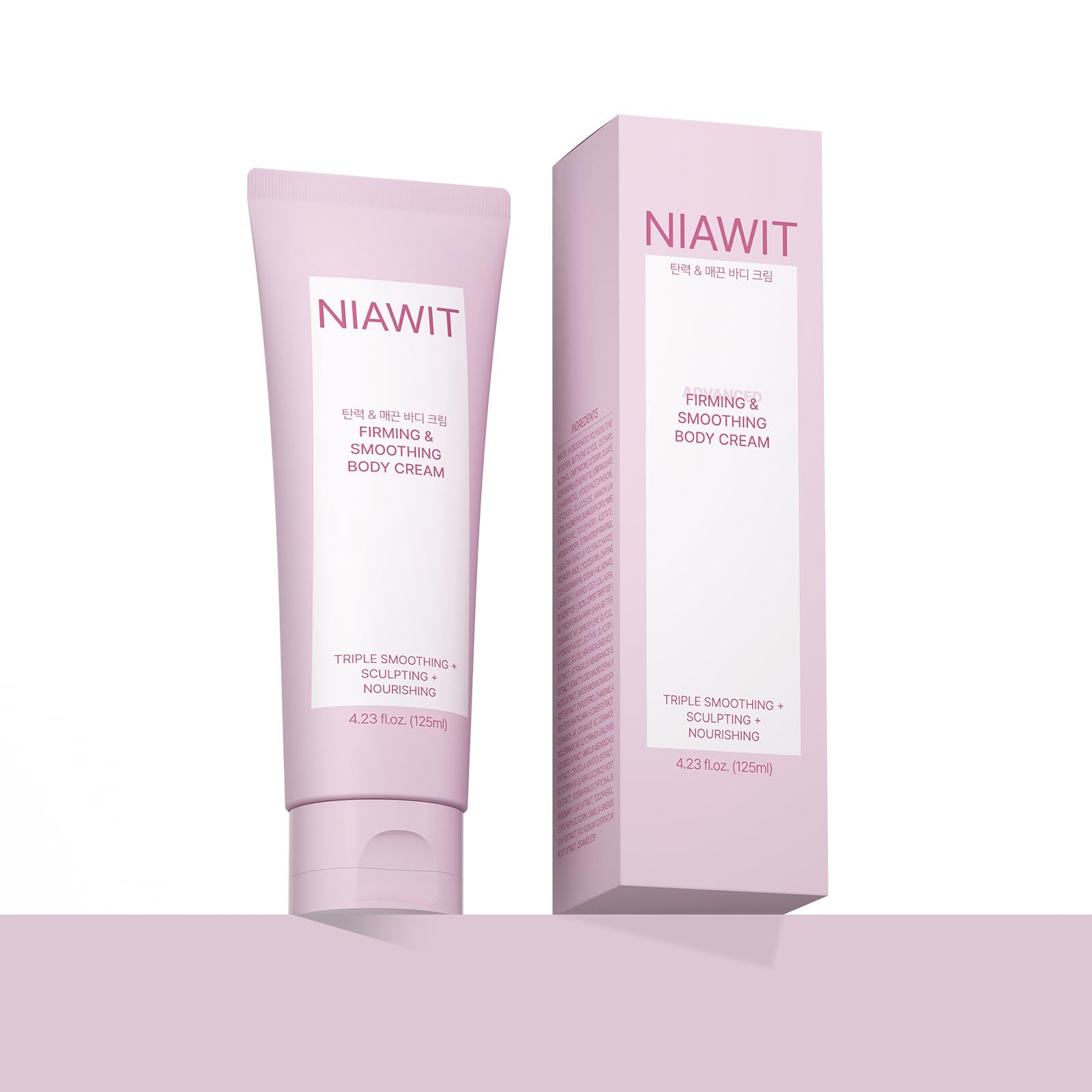 NIAWIT Firming Smoothing Body Cream – Lift & Tighten for Belly, Thighs & Butt (4.24 oz)