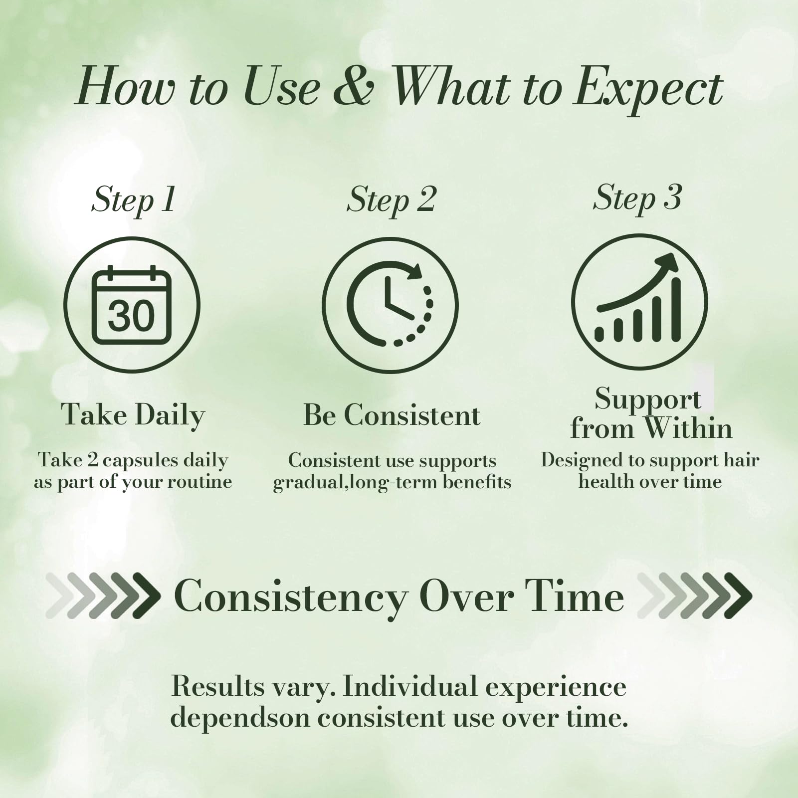 Nichalous Healthy Hair Formula for Women – Silica & Horsetail, 30 Day Supply