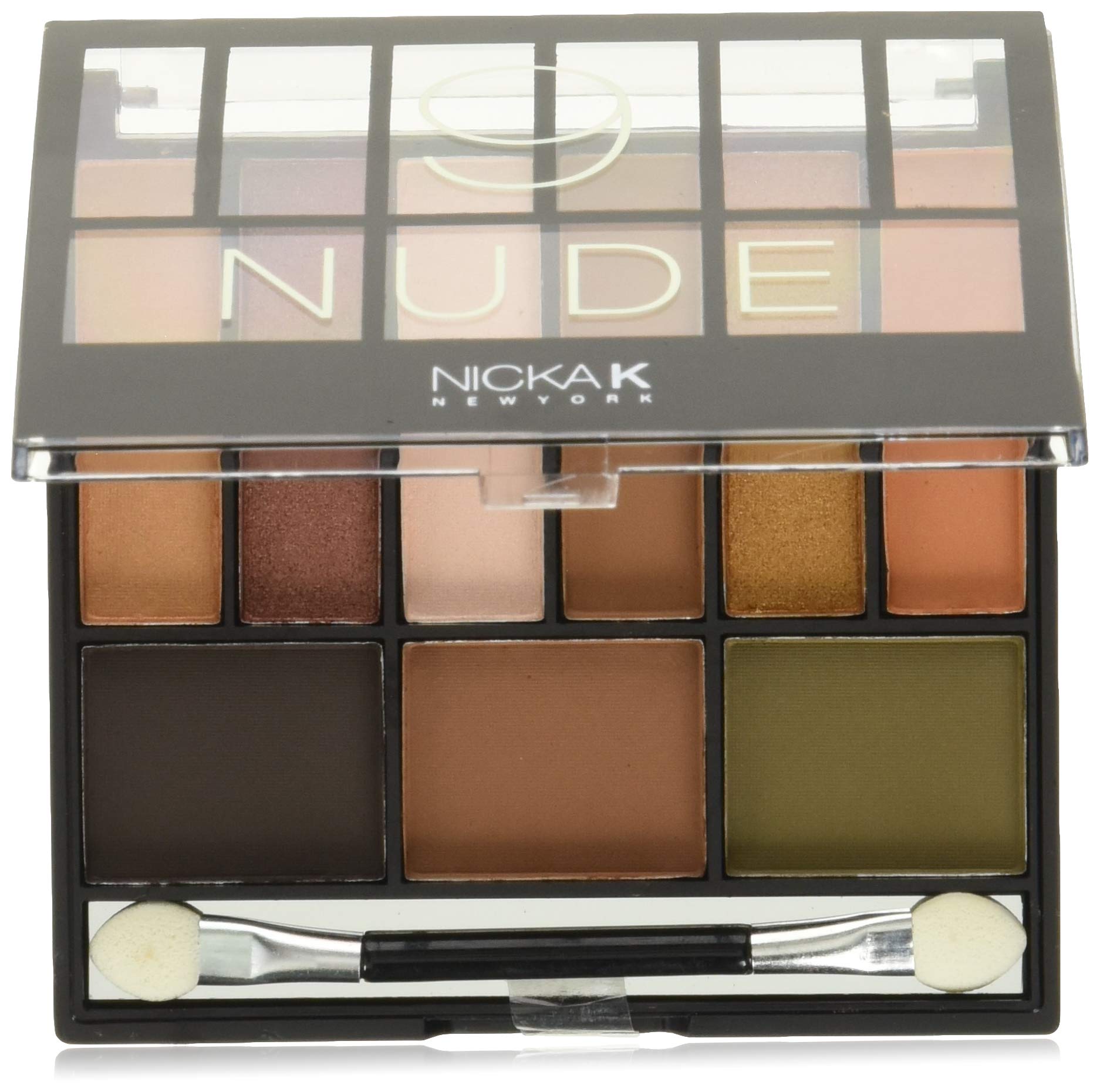 NICKA K Perfect 9 Nude Eyeshadow Palette Set – Travel Size Matte Finish