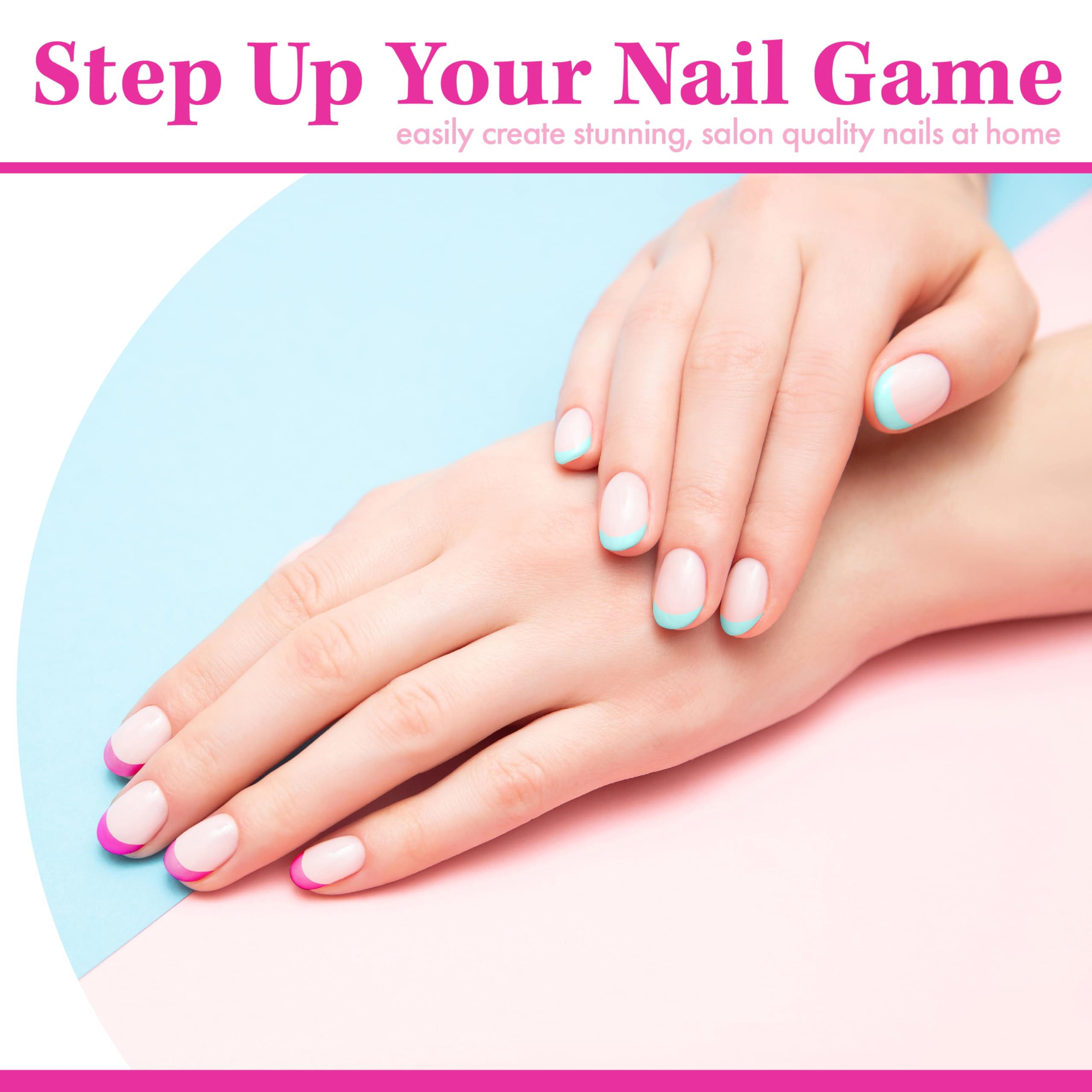 Nicole Miller New York Gel Nail Polish Collection — 20-Piece Set with 16 Colors, 2 Base Coats & 2 Top Coats