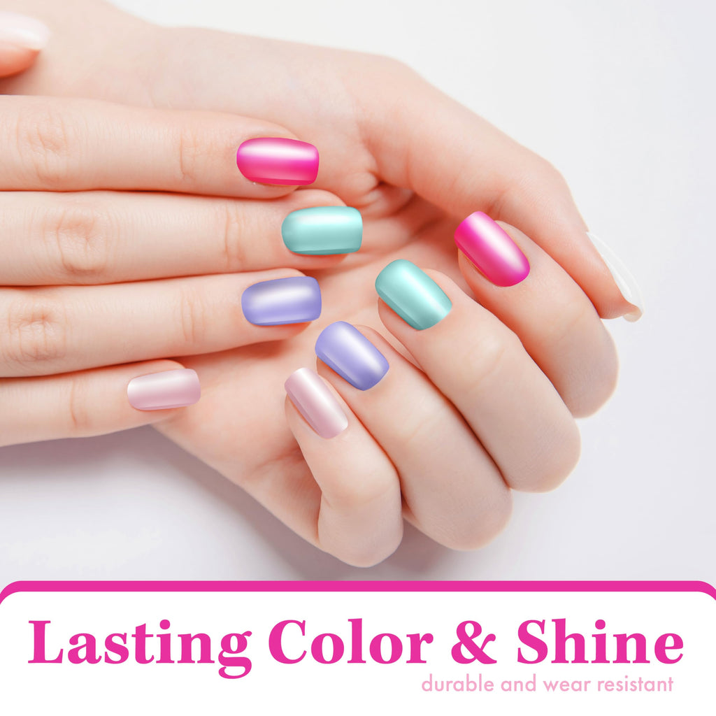 Nicole Miller New York Gel Nail Polish Collection — 20-Piece Set with 16 Colors, 2 Base Coats & 2 Top Coats