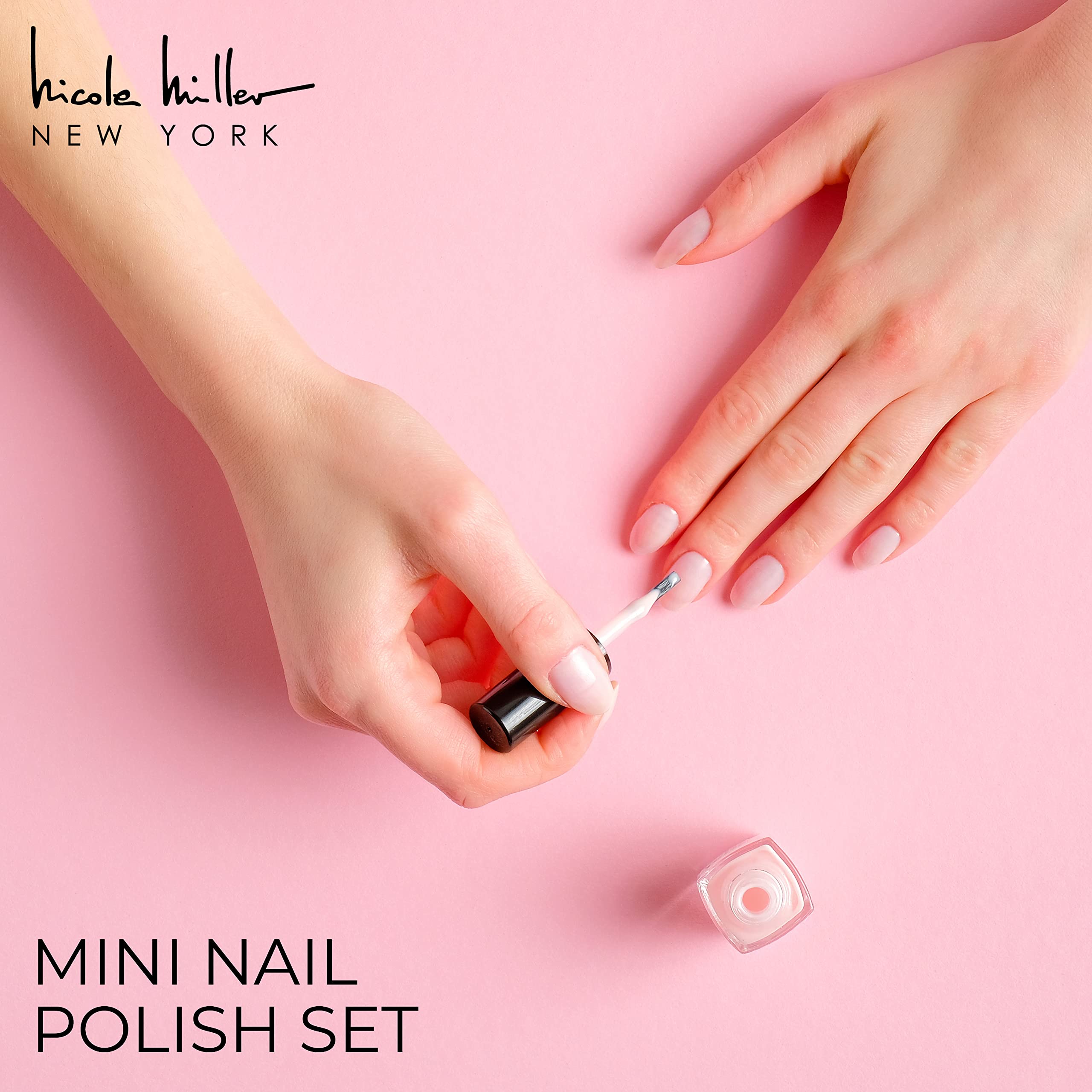 Nicole Miller New York Mini Nail Polish Set — 30 Glossy Shades, 4.5 ml Each