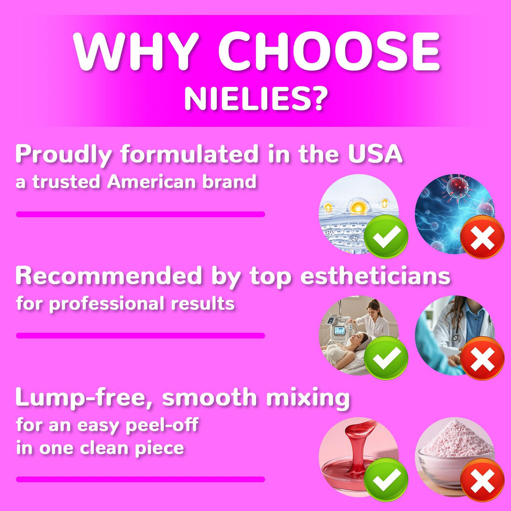 Nielies Jelly Mask for Facials – Instant Hydration & Vegan Peel Off Face Mask